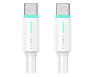 USAMS Kabel USB-C/USB-C 1m SJ73460W biały - 1569154 - zdjęcie 1
